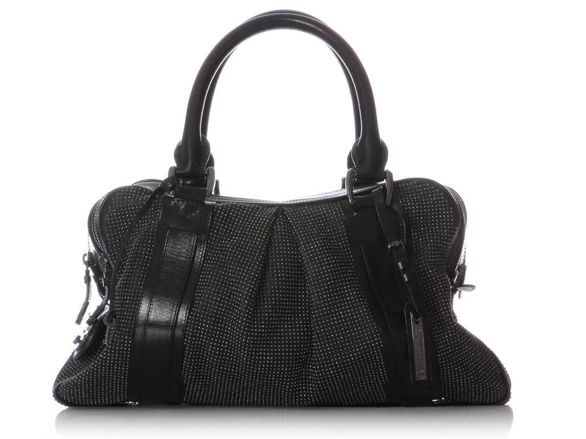 Burberry Small Studded Black Knight Bag