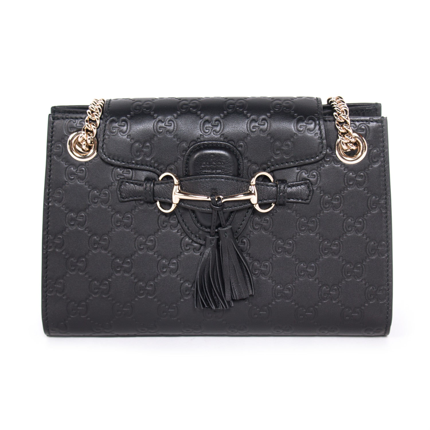Gucci Guccissima Leather Chain Shoulder Bag Style 10
