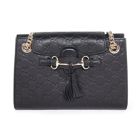 Gucci Guccissima Leather Chain Shoulder Bag Style 10