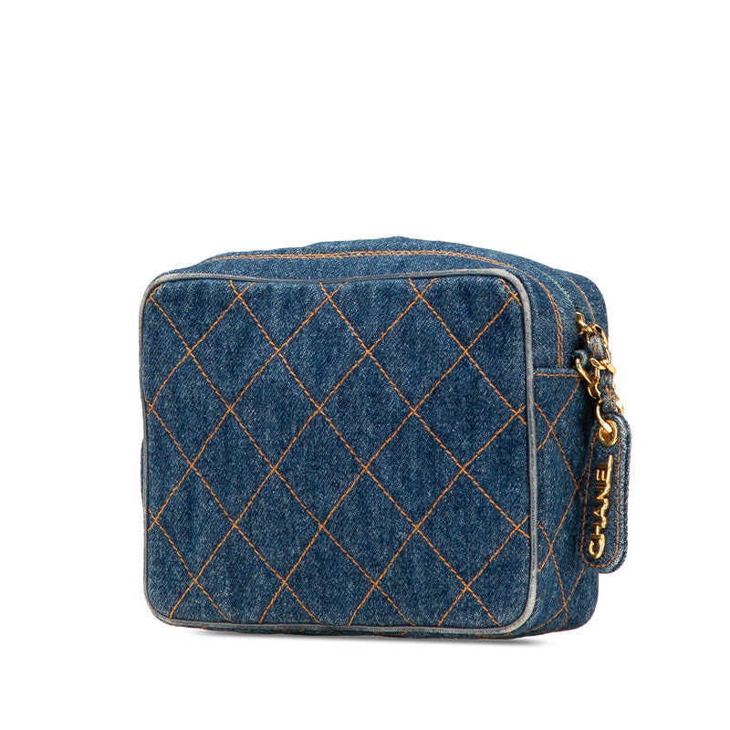 Chanel MatelassÃ© Denim Shoulder Bag