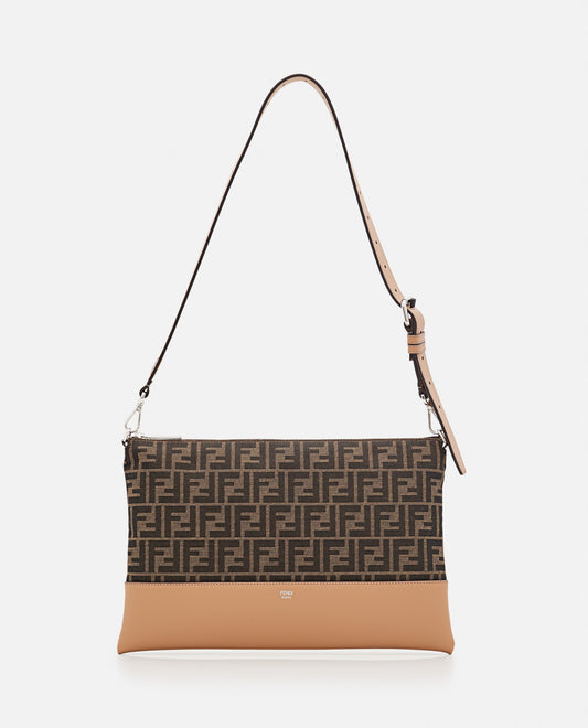 Fendi Men Fendi After Small Jacquard Ff Bag