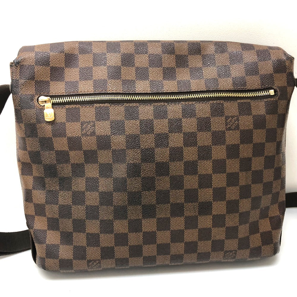 LOUIS VUITTON Shoulder Bag Damier canvas Ebene Damier Brooklyn MM Women