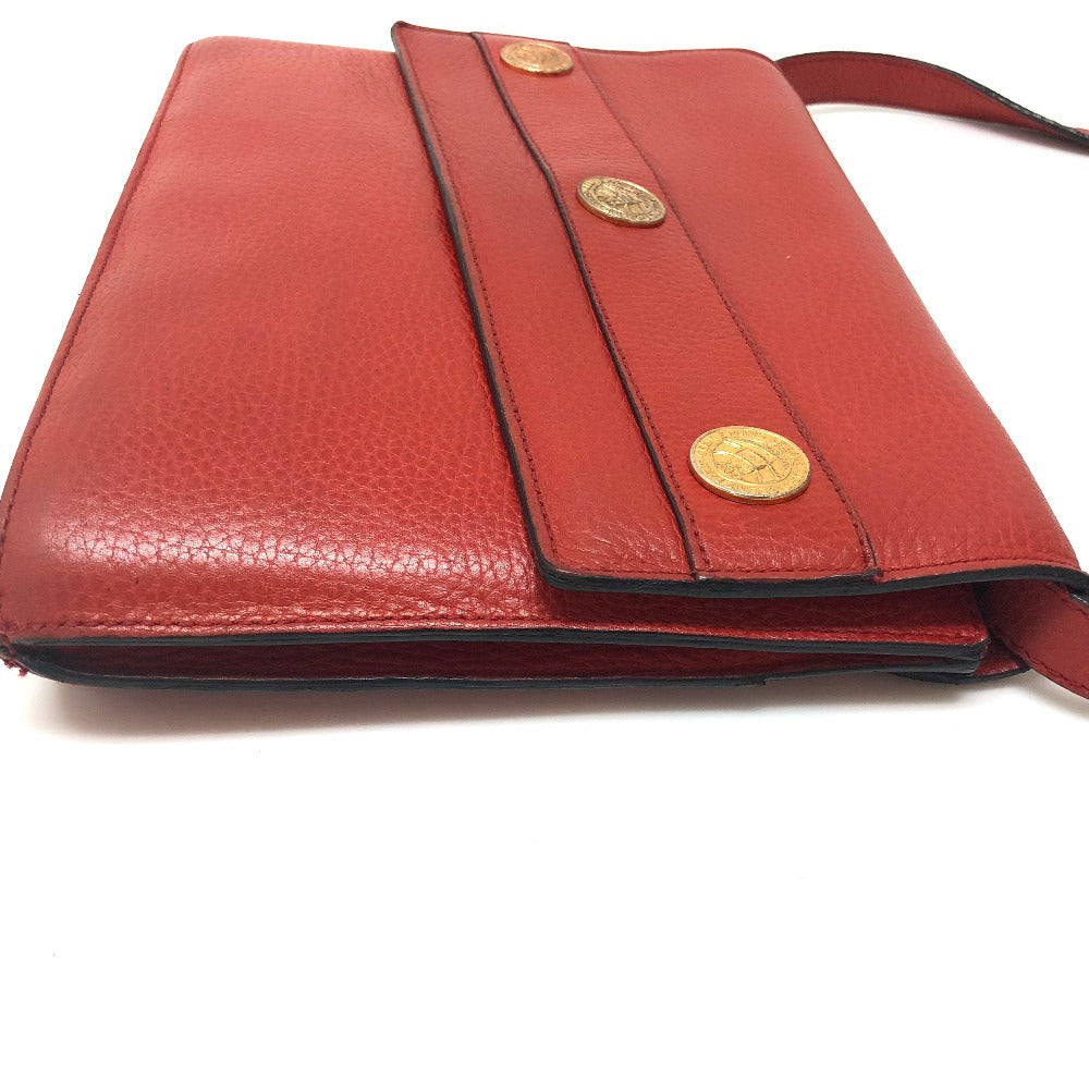 CELINE Shoulder Bag leather Red Crossbody bag Women
