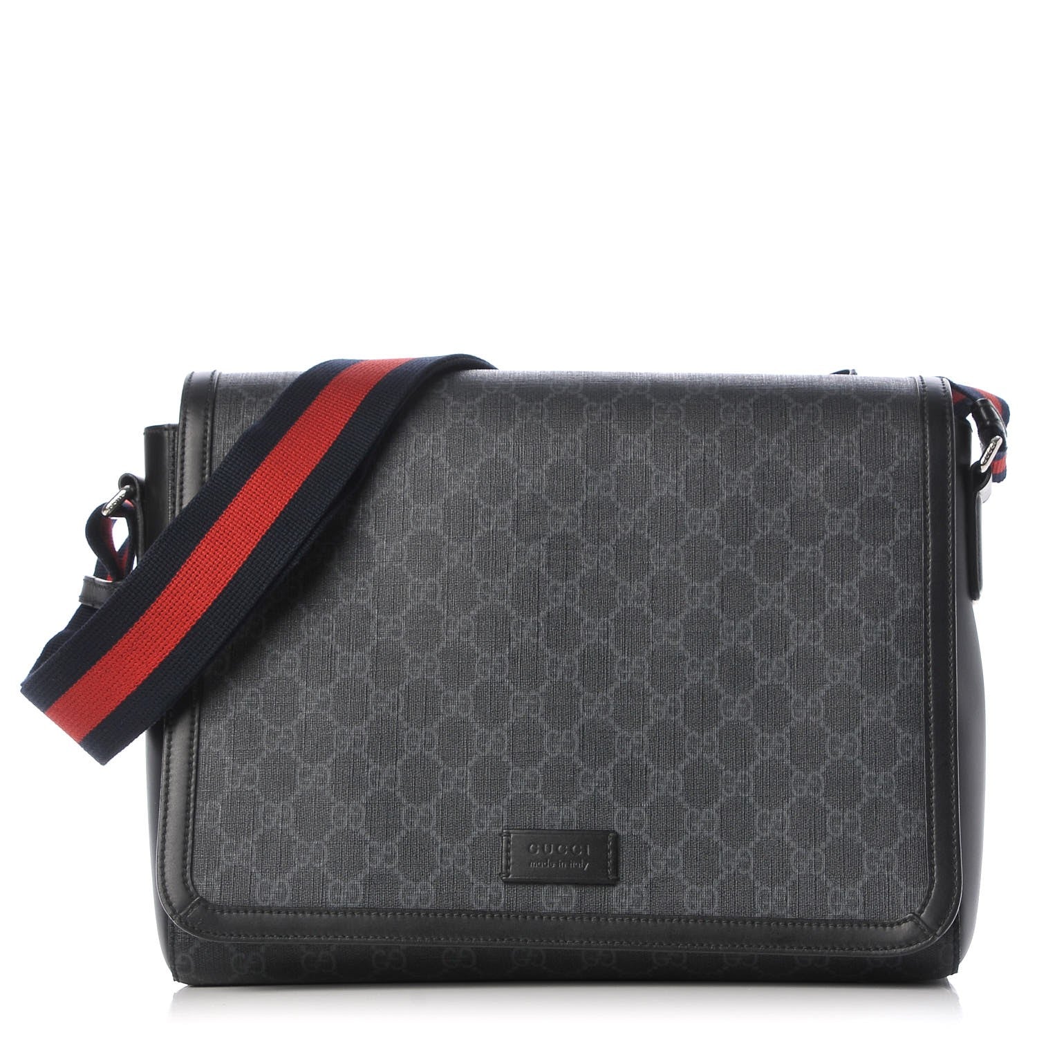Gucci Monogram Leather Canvas Crossbody
