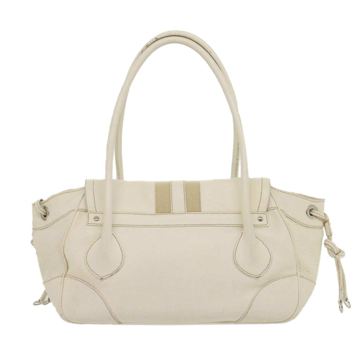 Prada Tote Bag Leather White