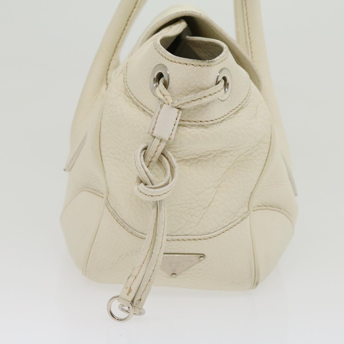 Prada Tote Bag Leather White