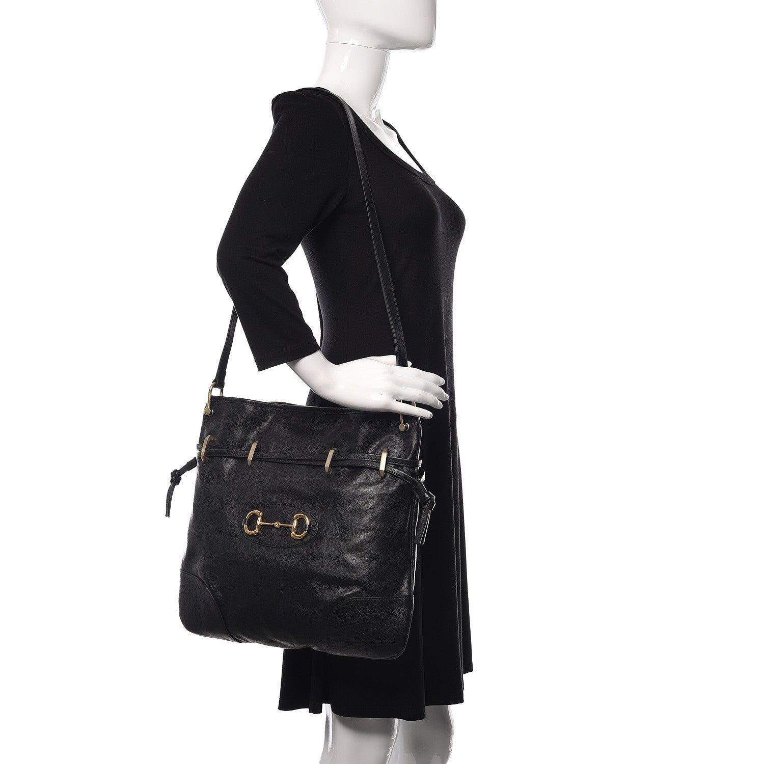 Gucci Monogram Leather Crossbody