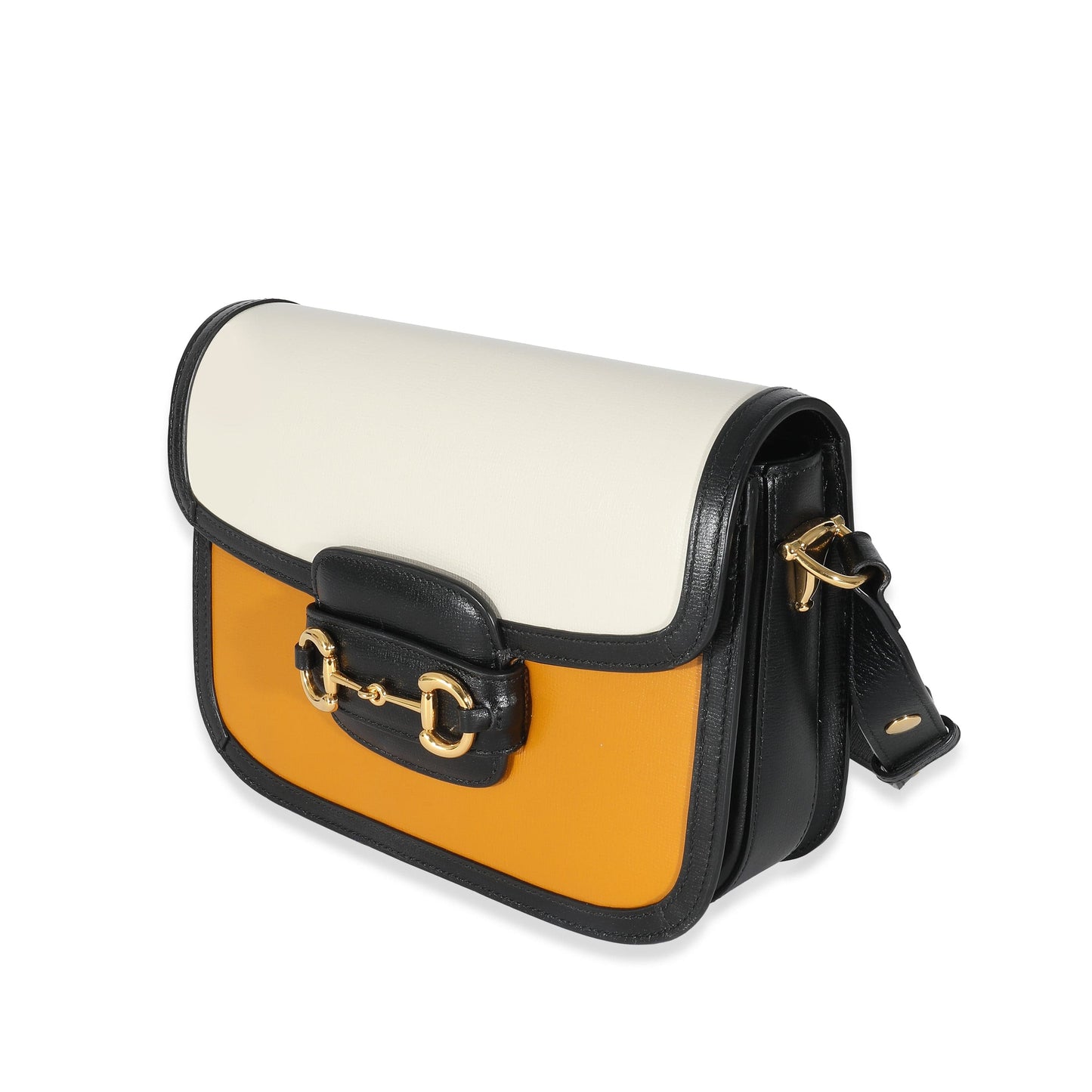 Gucci Lou Leather Canvas Crossbody