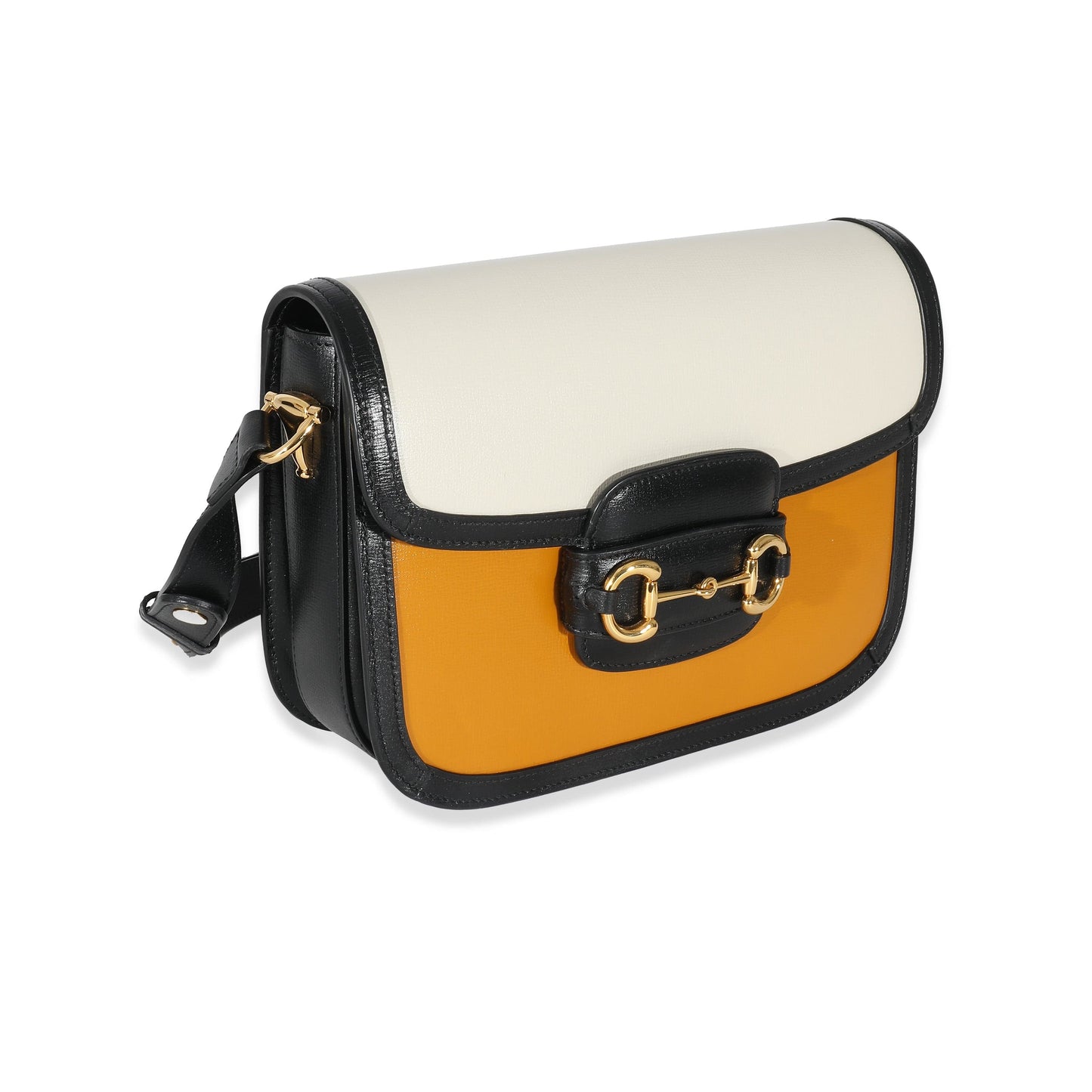 Gucci Lou Leather Canvas Crossbody