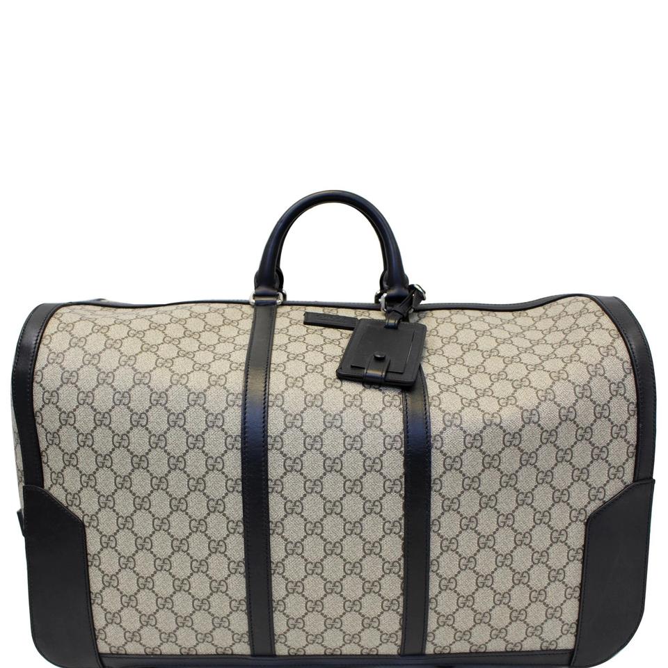 Gucci Bamboo Beige Canvas Tote