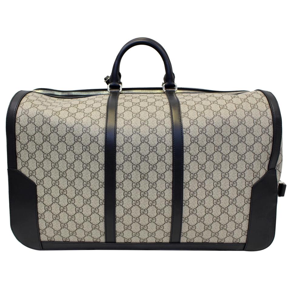 Gucci Bamboo Beige Canvas Tote