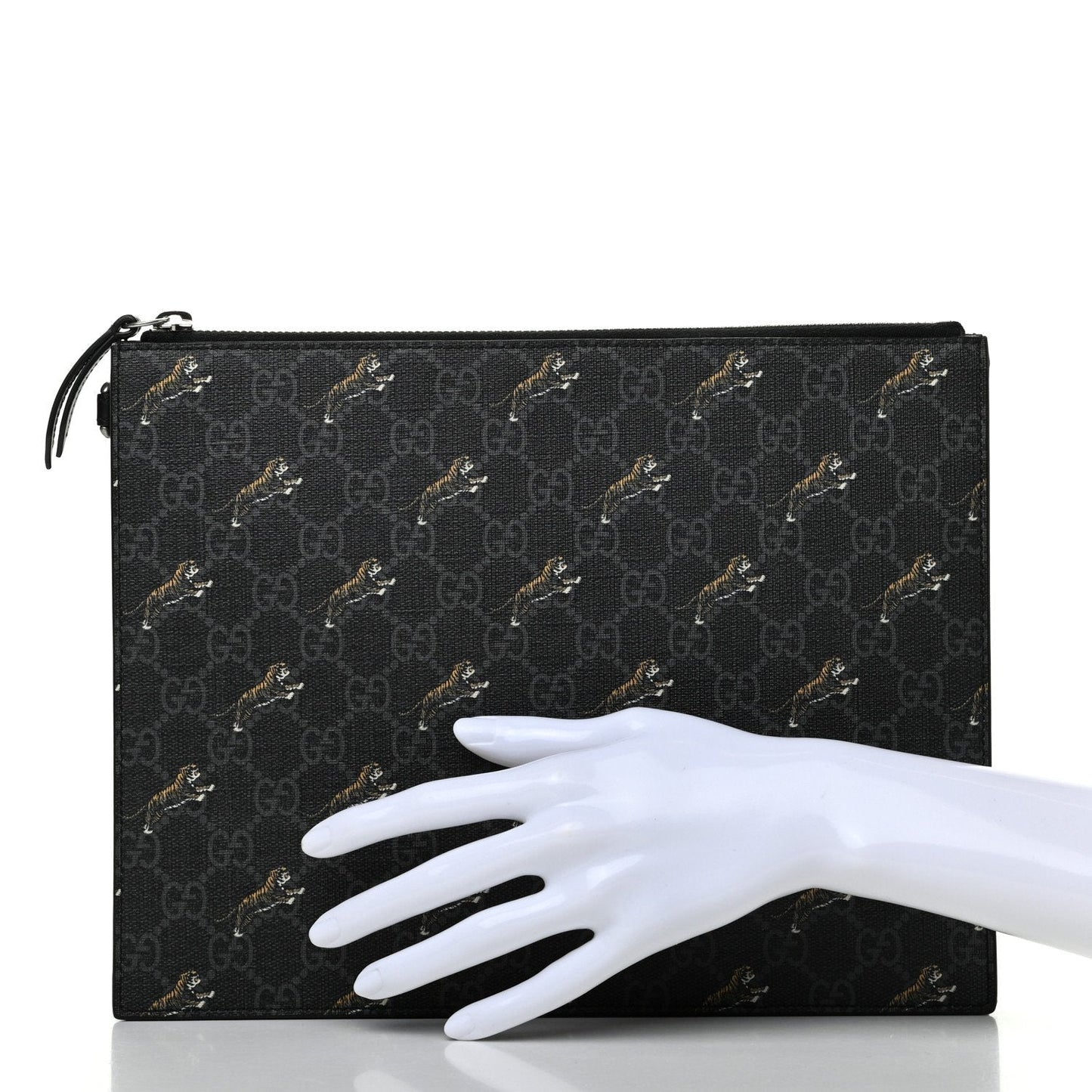 Gucci Monogram Leather Canvas Crossbody