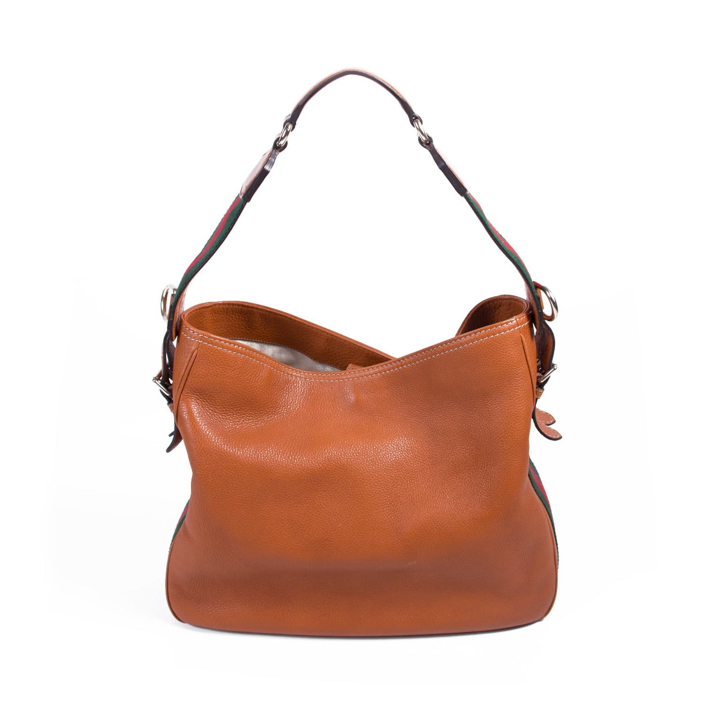 Gucci Web Leather Shoulder Bag Style 1