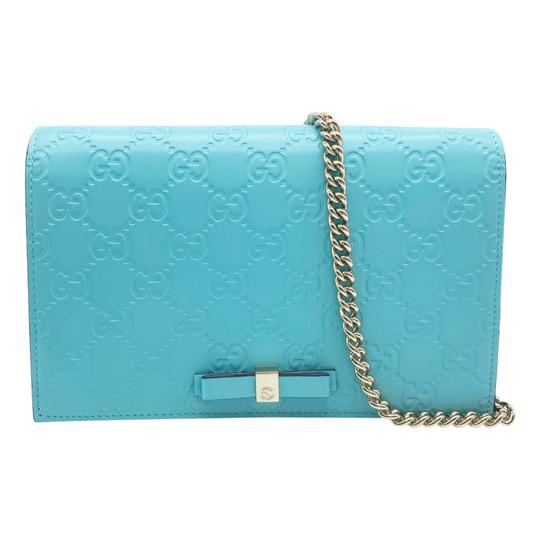 Gucci Monogram Chain Leather Shoulder Bag