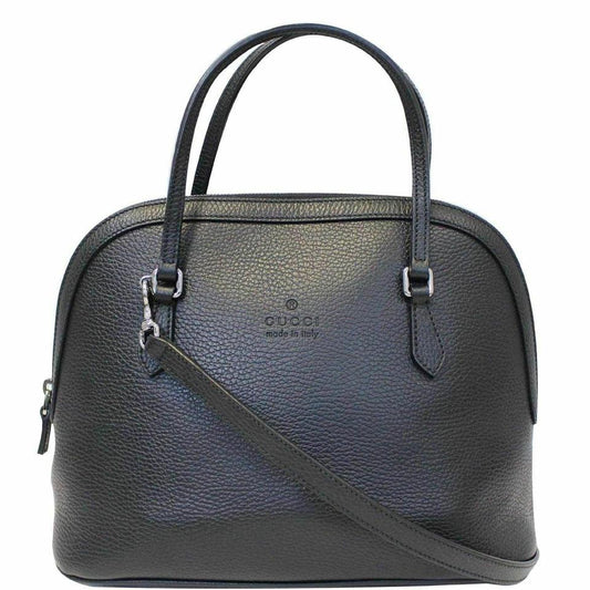 Gucci Black Leather Tote Style 4