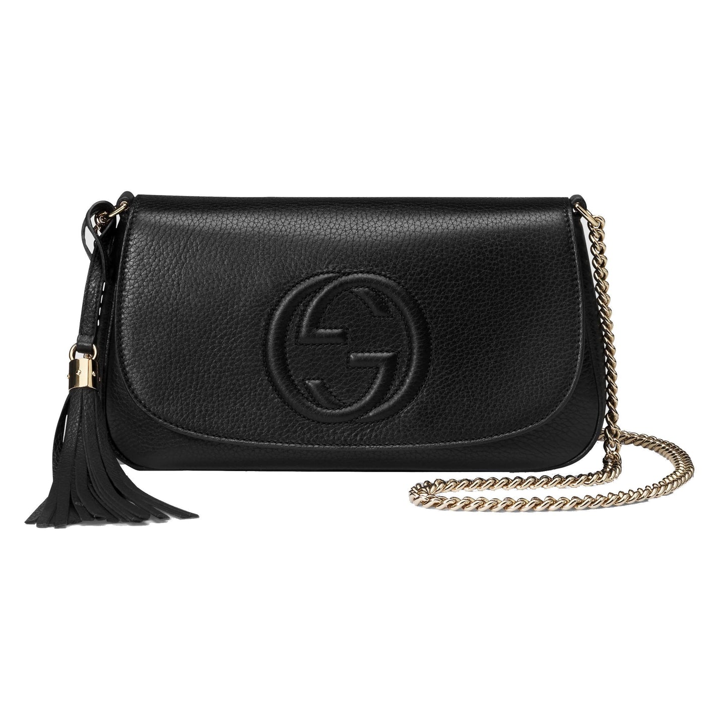 Gucci Monogram Chain Leather Crossbody