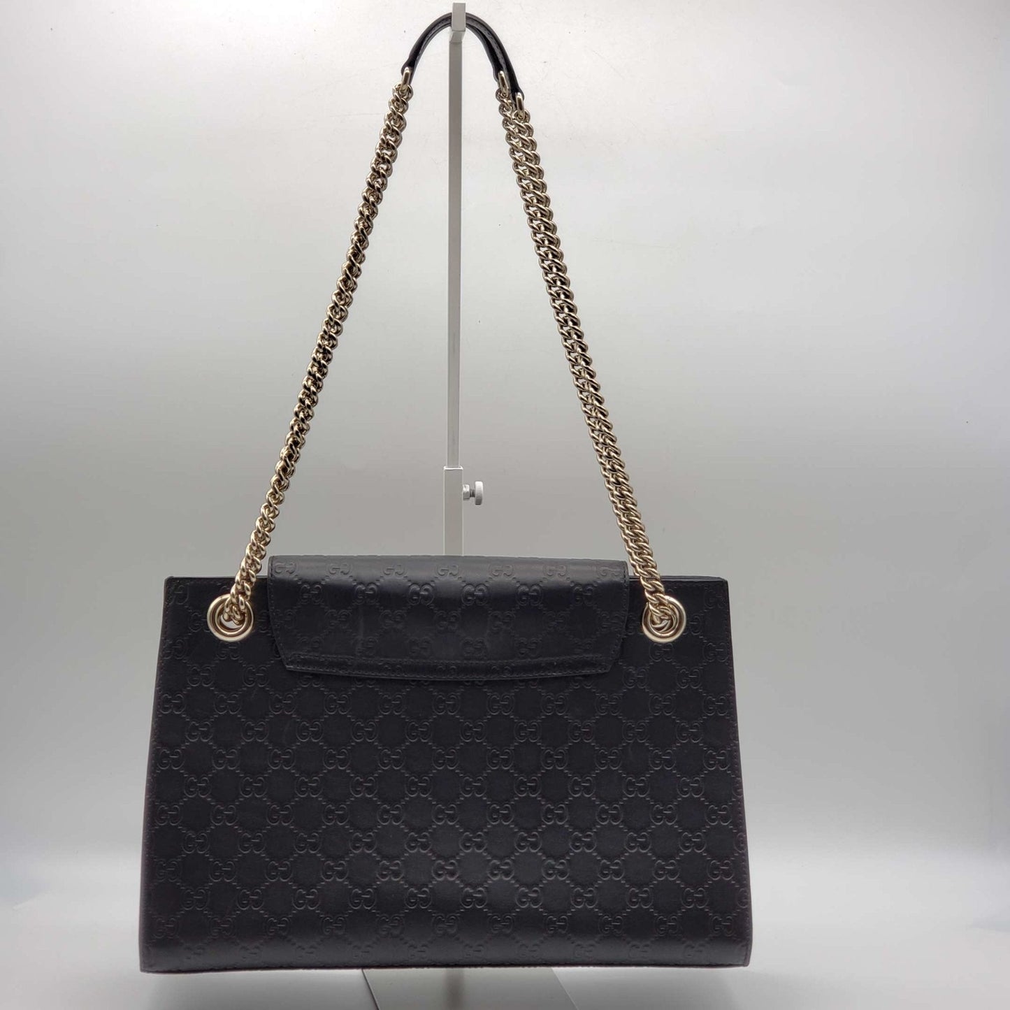 Gucci Guccissima Black Shoulder Bag Style 1