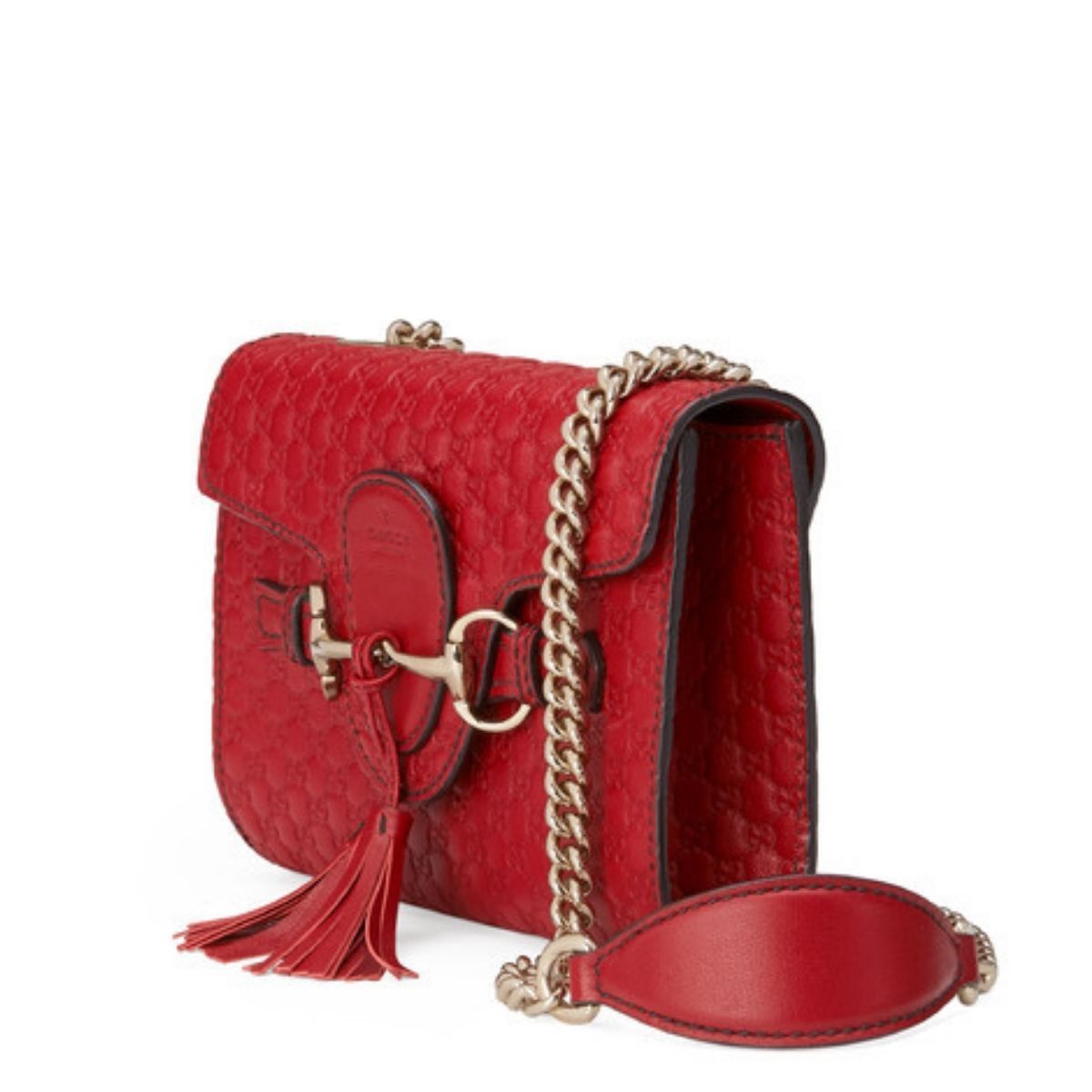 Gucci Monogram Chain Leather Crossbody