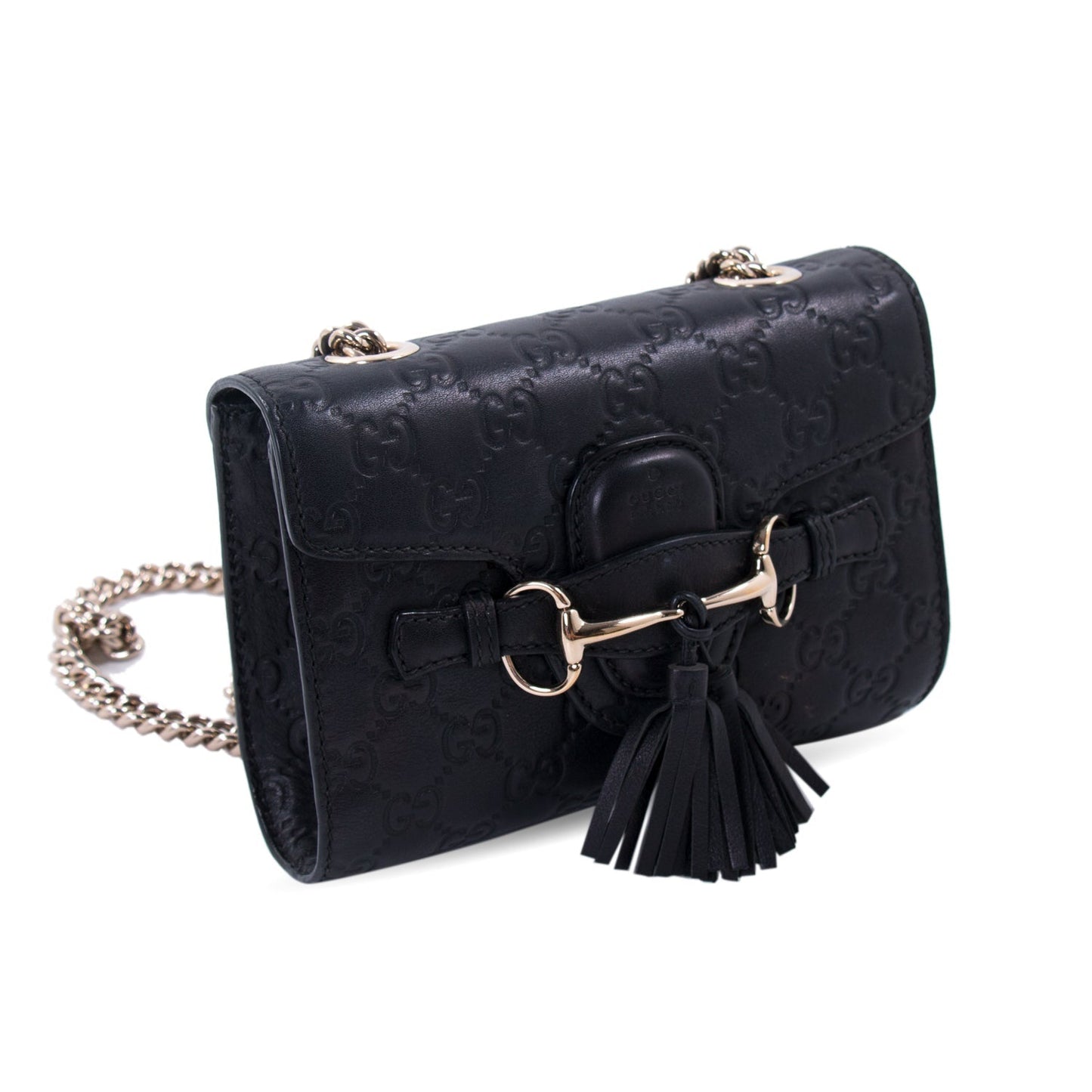 Gucci Leather Chain Shoulder Bag Style 13