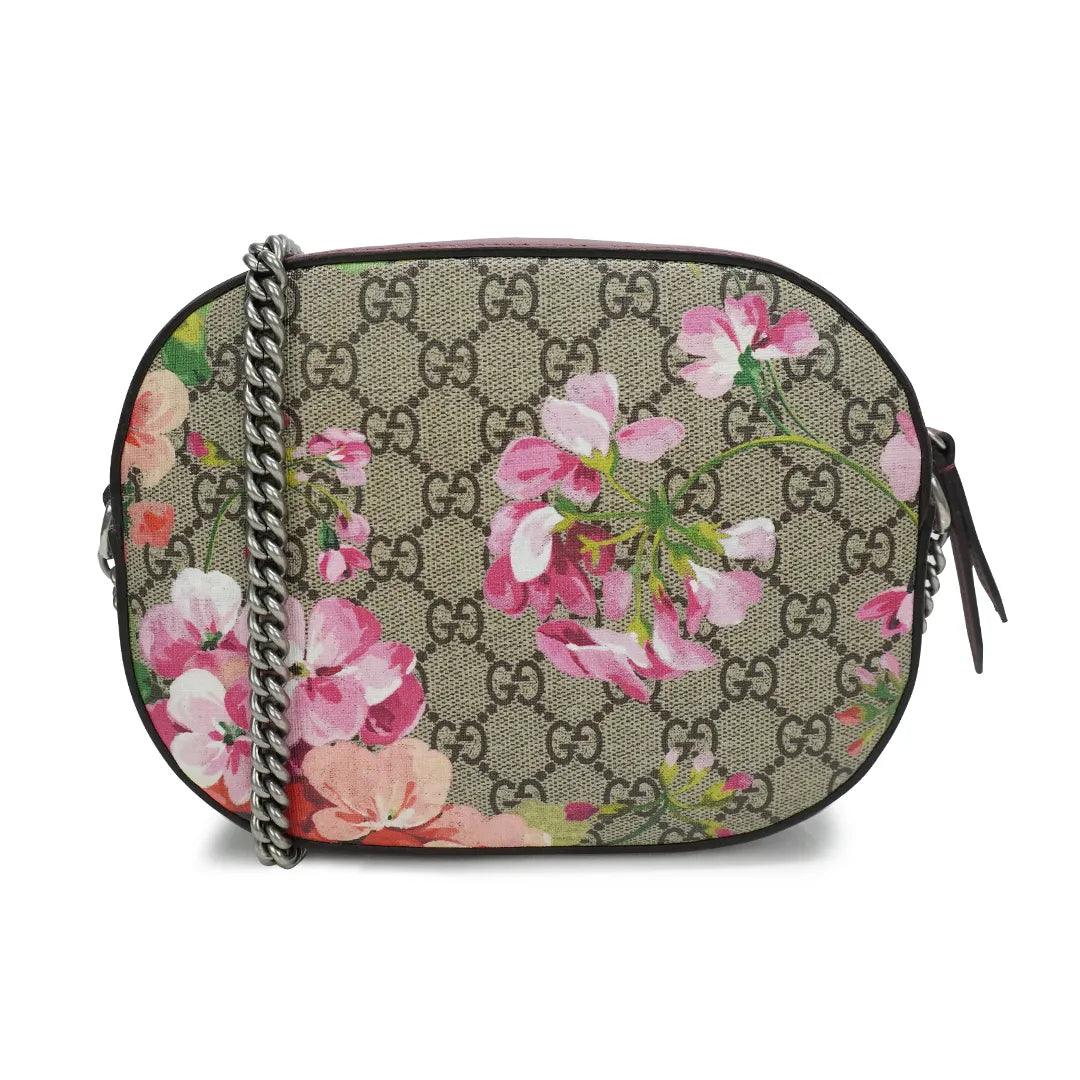 Gucci Monogram Chain Leather Shoulder Bag