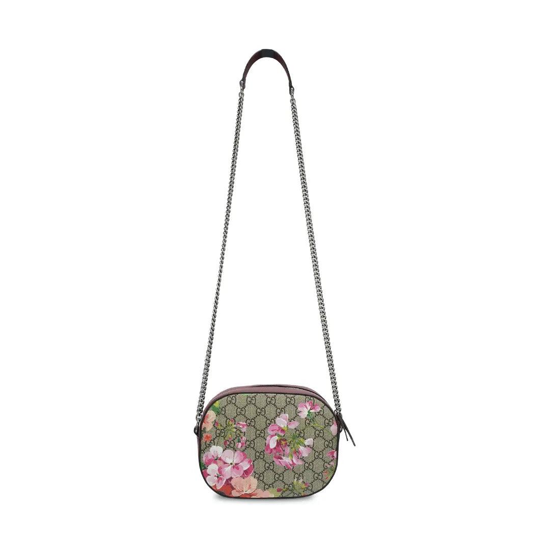 Gucci Monogram Chain Leather Shoulder Bag