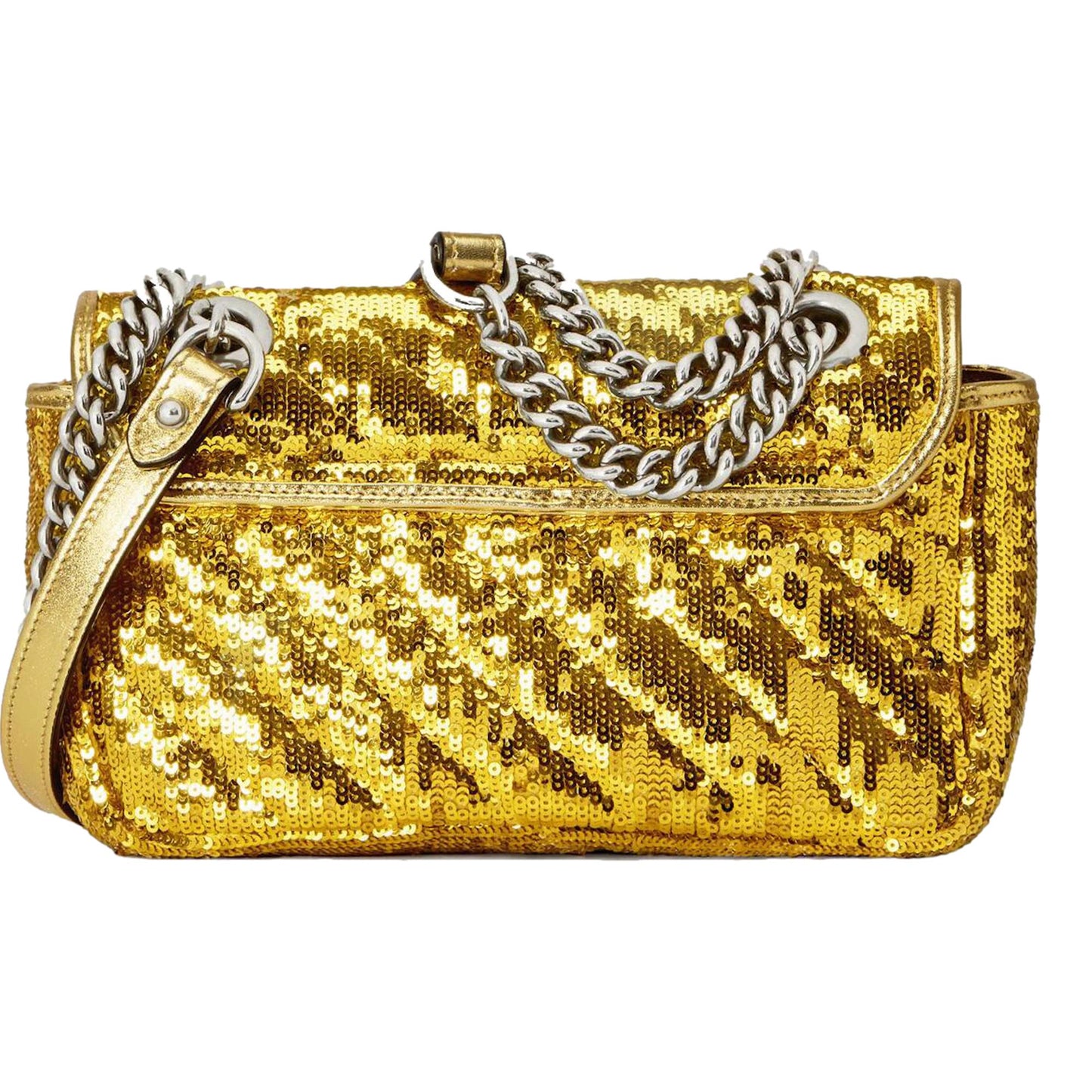 Gucci Monogram Chain Leather Crossbody