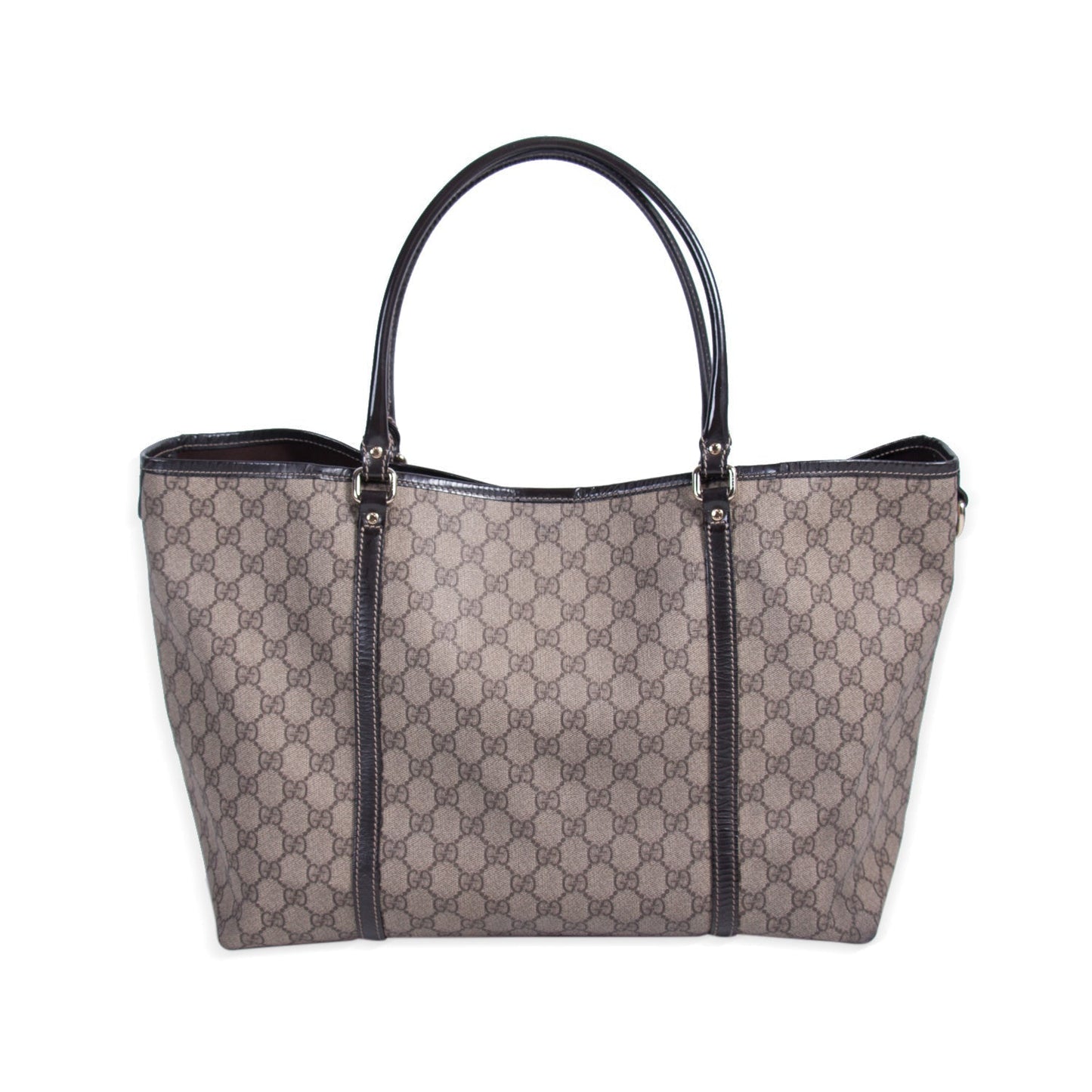 Gucci Joy Leather Canvas Tote