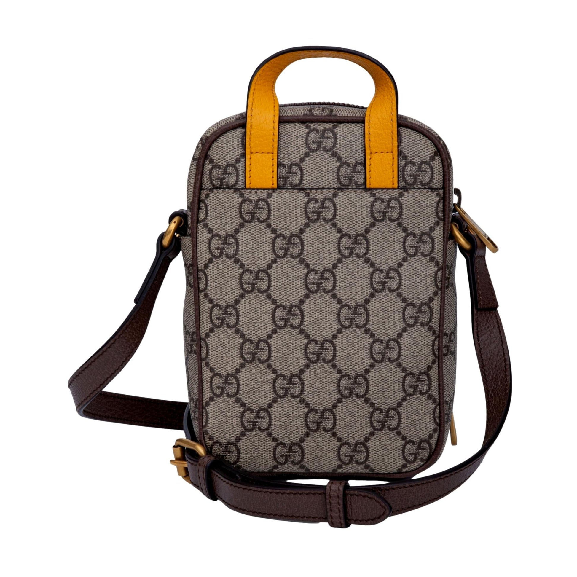 Gucci Monogram Leather Mini Crossbody