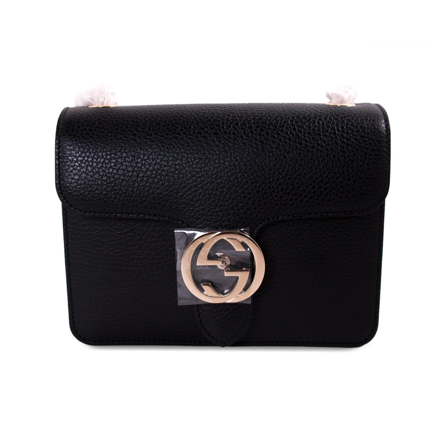 Gucci Interlocking G Leather Chain Shoulder Bag Style 1