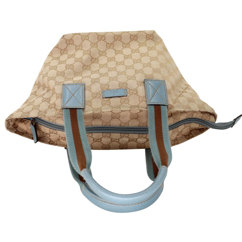 Gucci Canvas Top Handle Tote