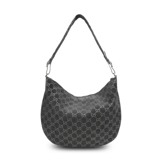 Gucci Monogram Leather Canvas Shoulder Bag