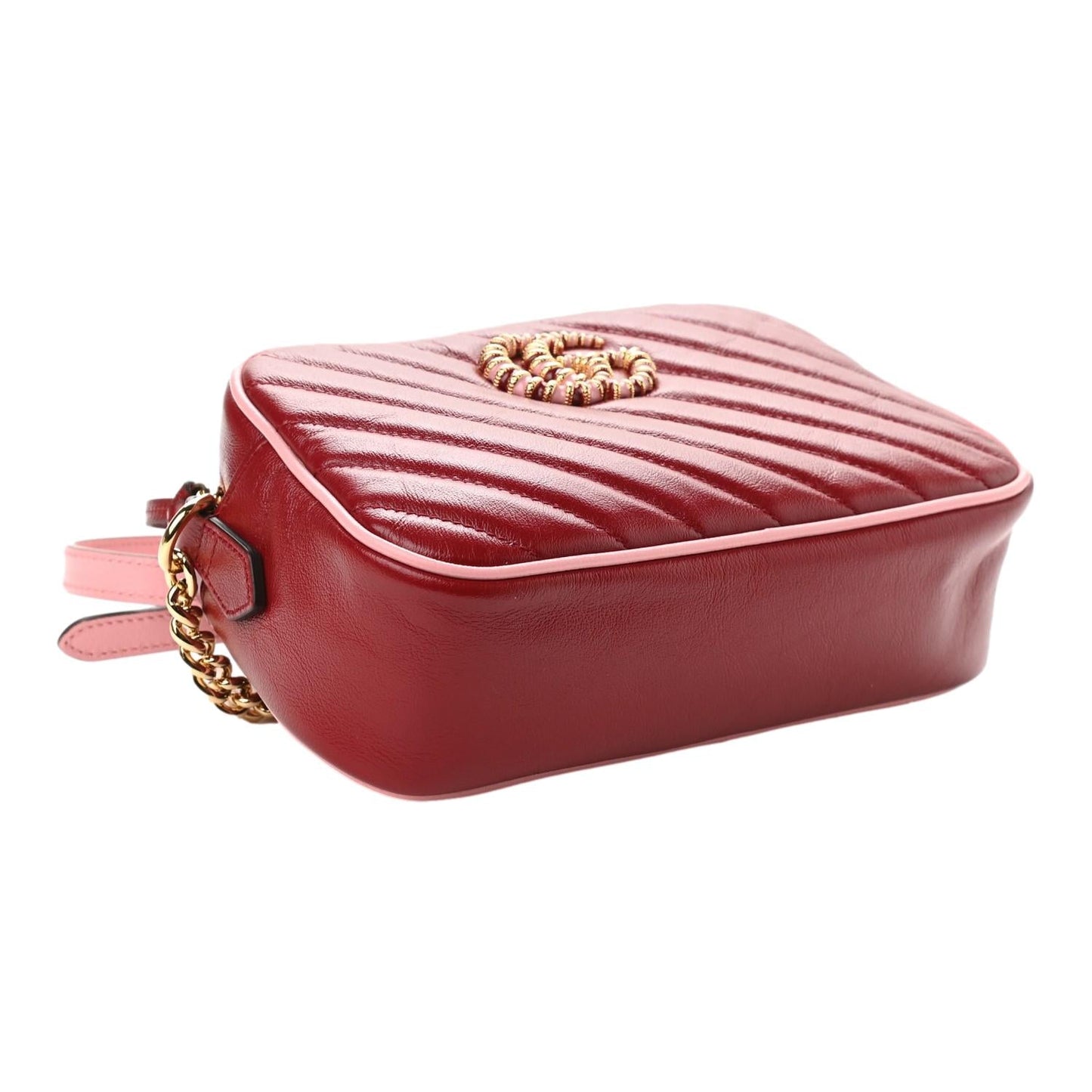 Gucci Monogram Quilted Chain Crossbody