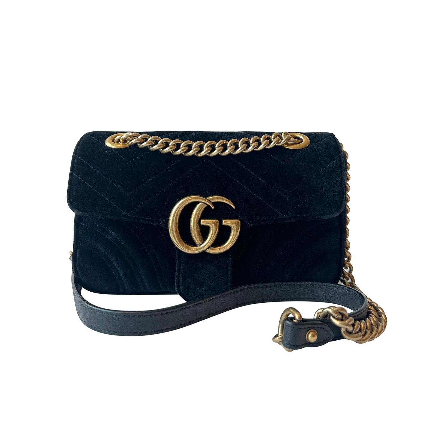 Gucci Chain Leather Shoulder Bag
