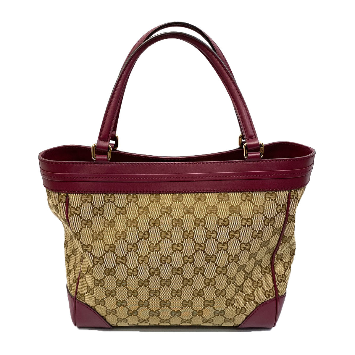 Gucci Leather Canvas Tote