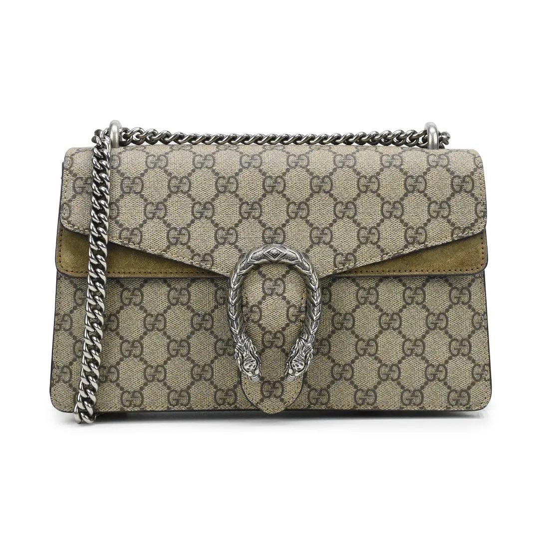 Gucci Monogram Chain Canvas Crossbody