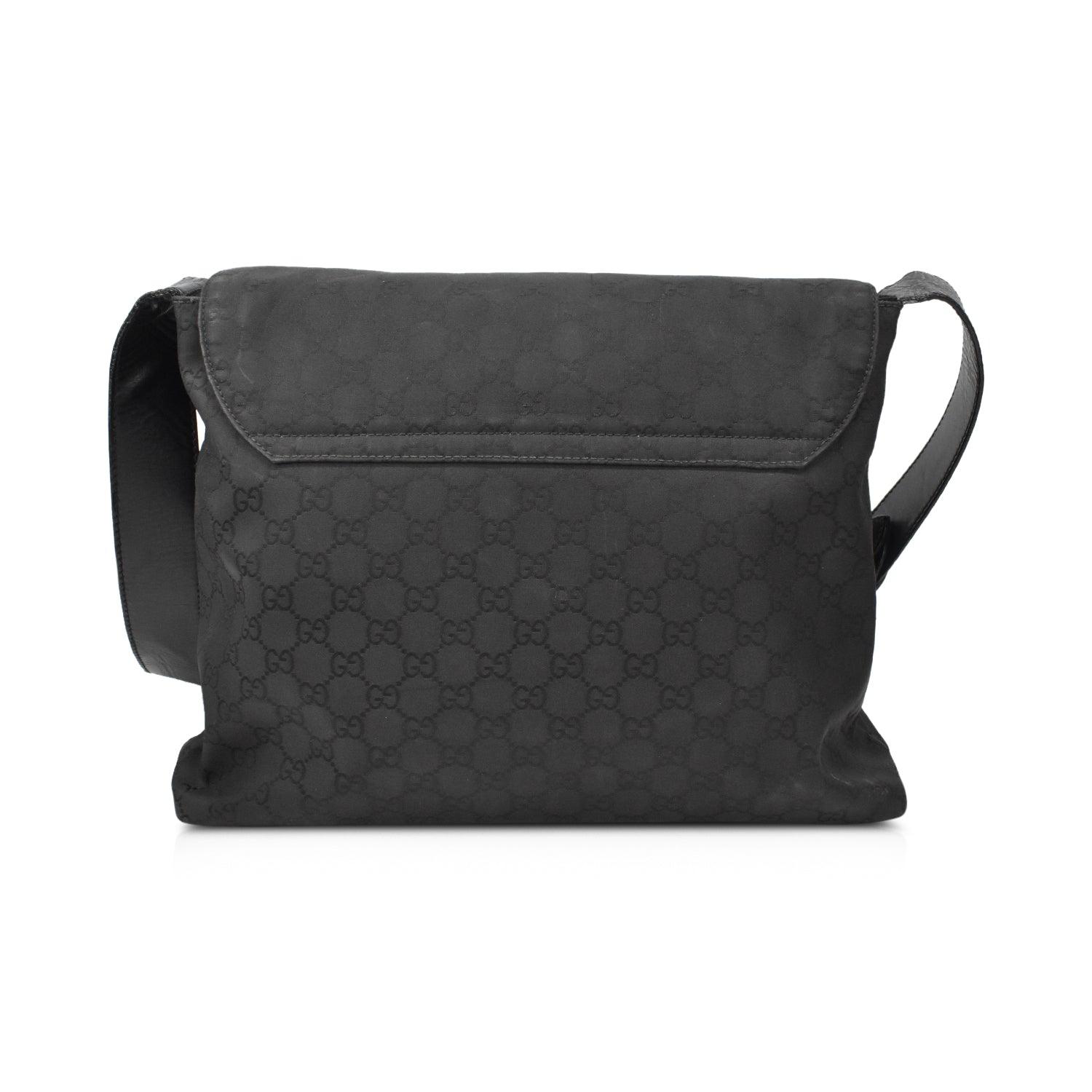 Gucci Monogram Nylon Leather Crossbody