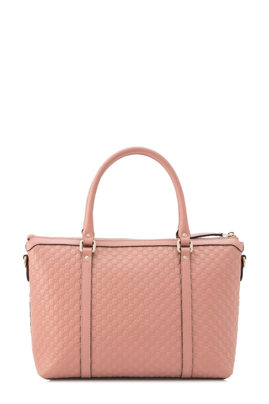 Gucci Guccissima Pink Leather Tote Style 3