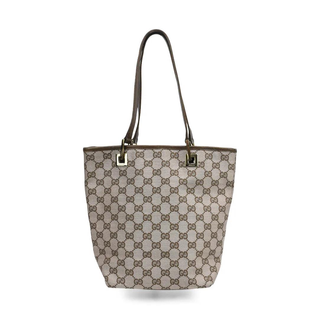 Gucci Monogram Leather Mini Tote