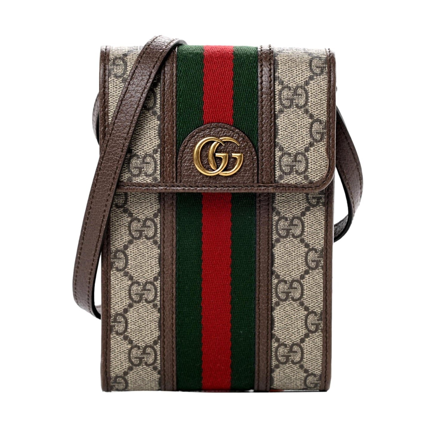 Gucci Monogram Leather Mini Crossbody