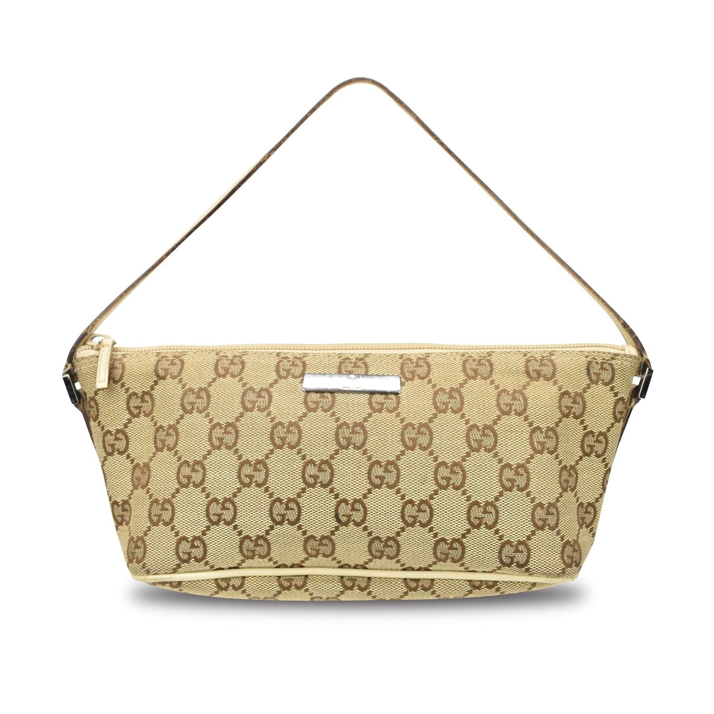 Gucci Monogram Pochette Leather Mini Shoulder Bag