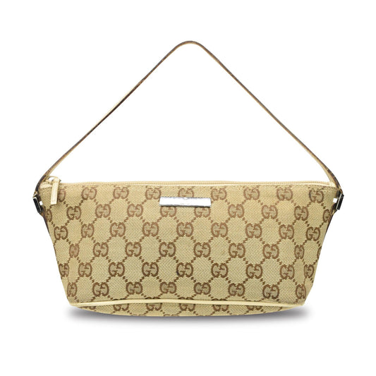 Gucci Monogram Pochette Leather Mini Shoulder Bag