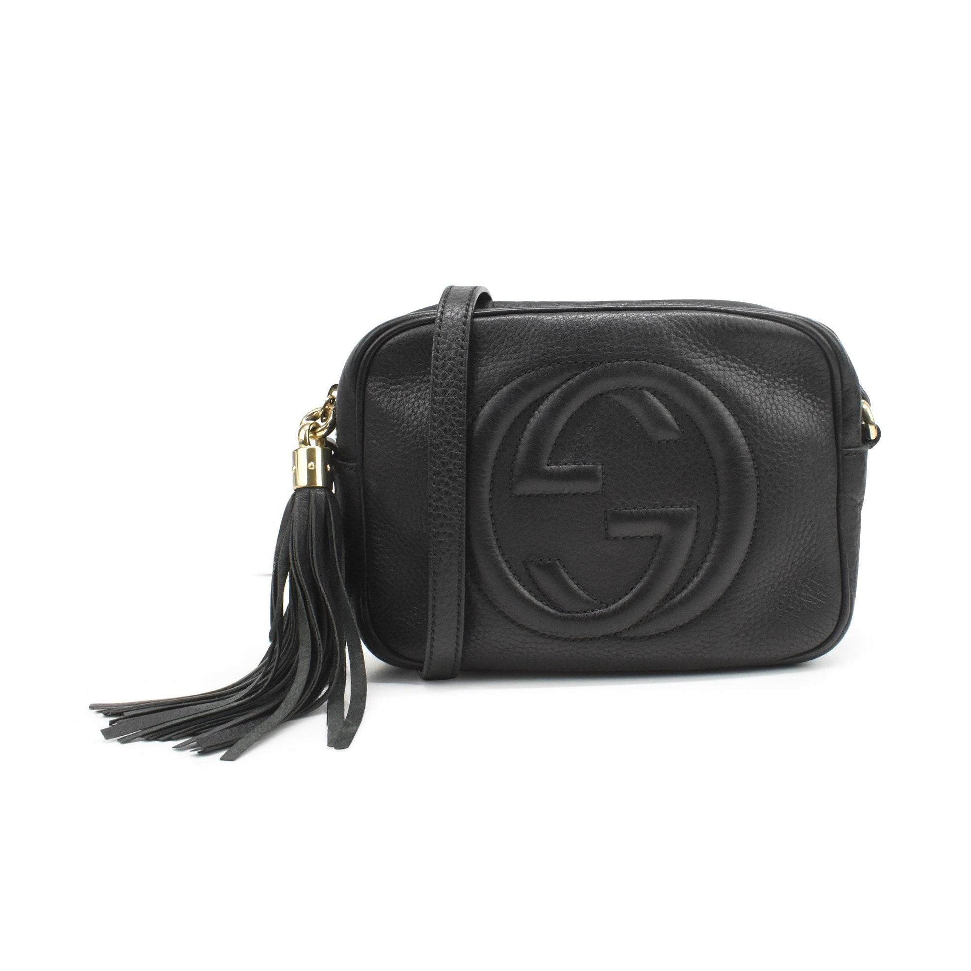 Gucci Lou Leather Canvas Crossbody