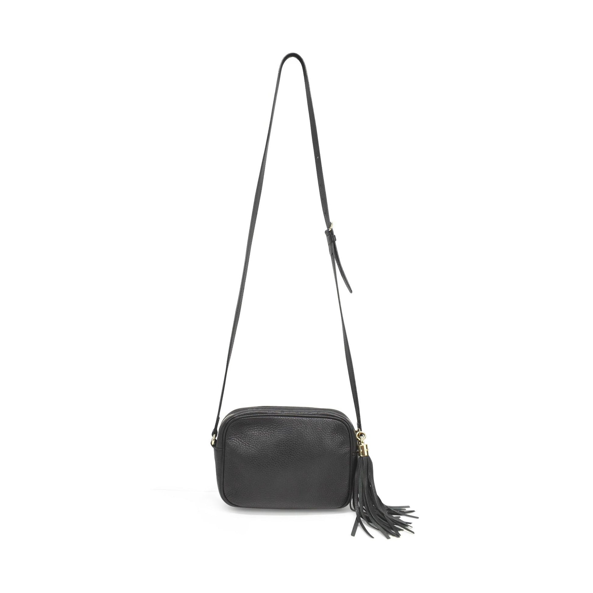 Gucci Lou Leather Canvas Crossbody