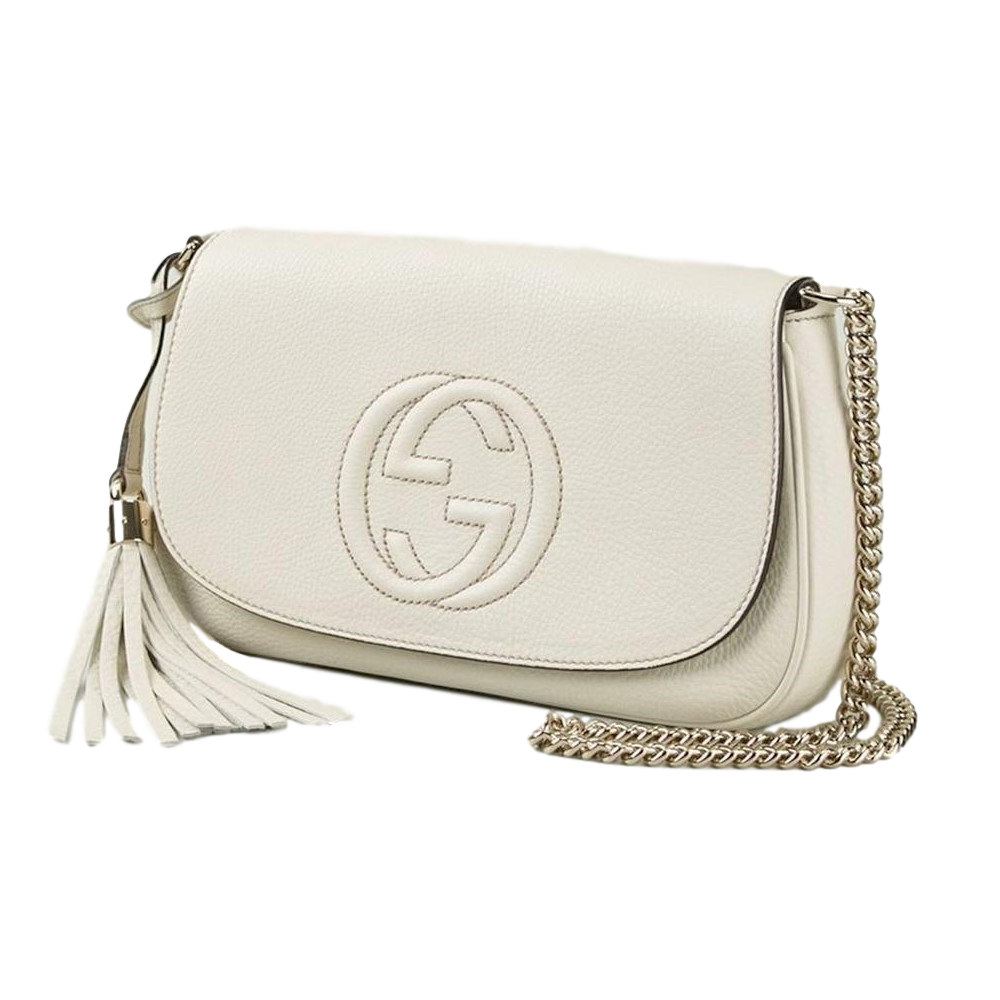 Gucci Monogram Chain Leather Crossbody