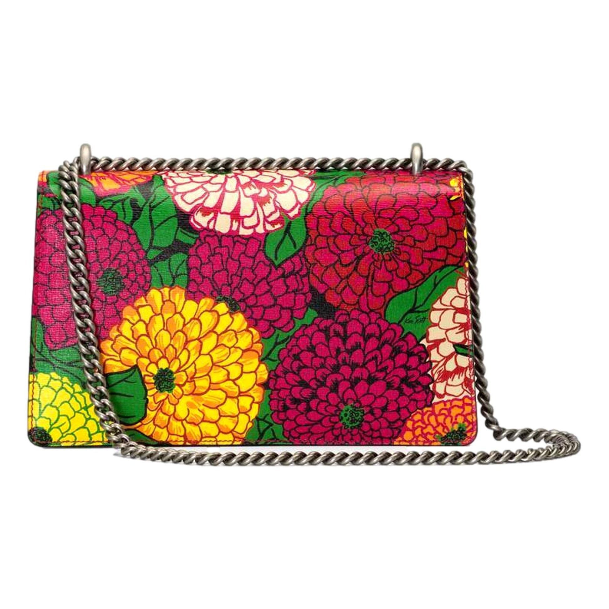 Gucci Monogram Chain Leather Crossbody