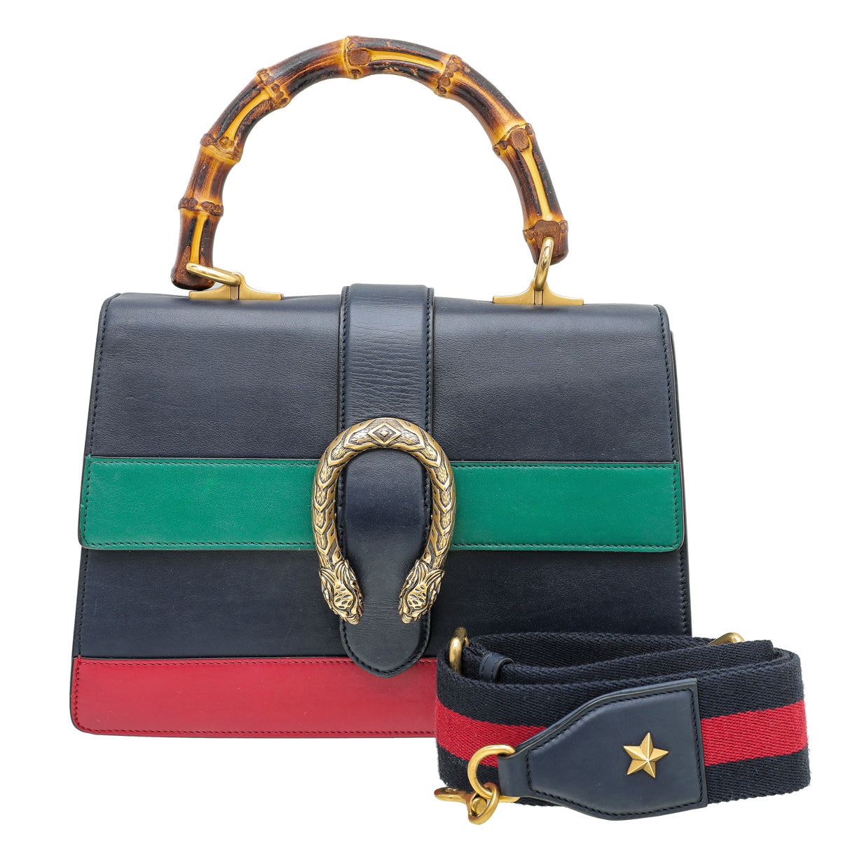 Gucci Leather Top Handle Shoulder Bag