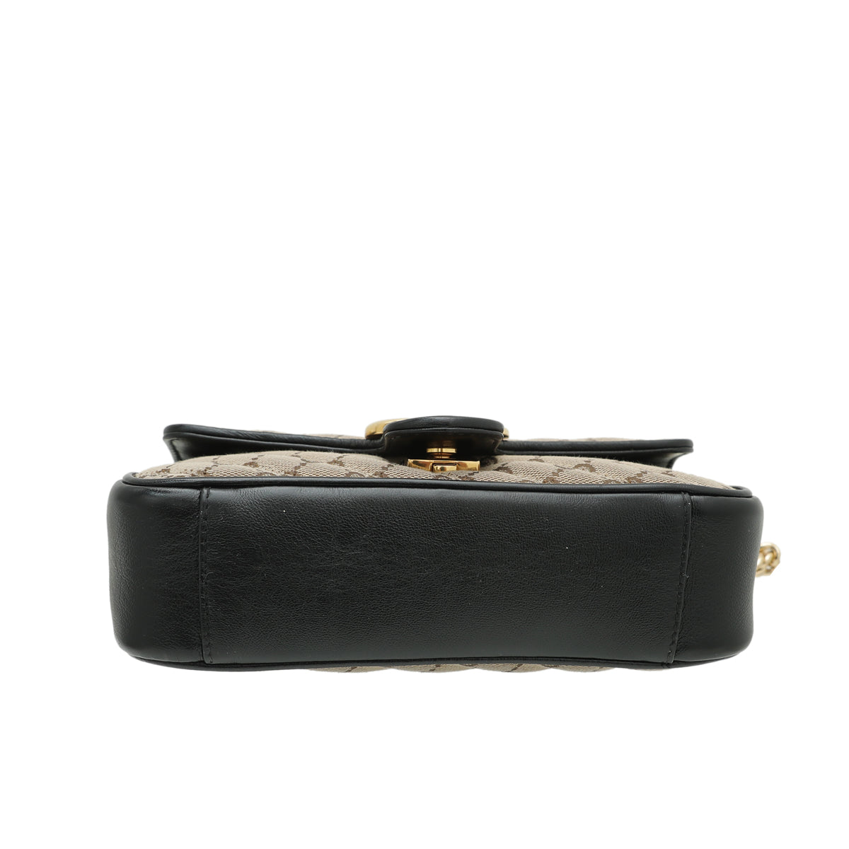 Gucci Leather Canvas Shoulder Bag