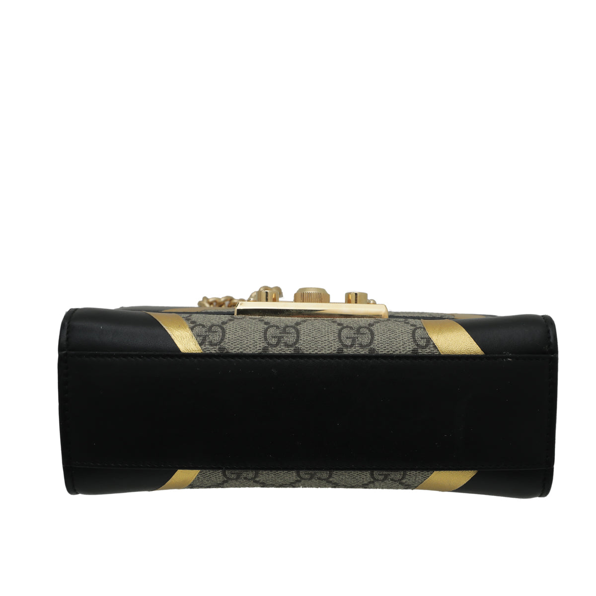 Gucci Leather Canvas Shoulder Bag