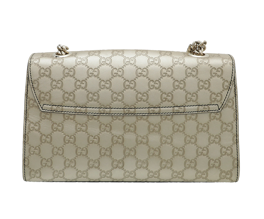 Gucci Monogram Leather Shoulder Bag