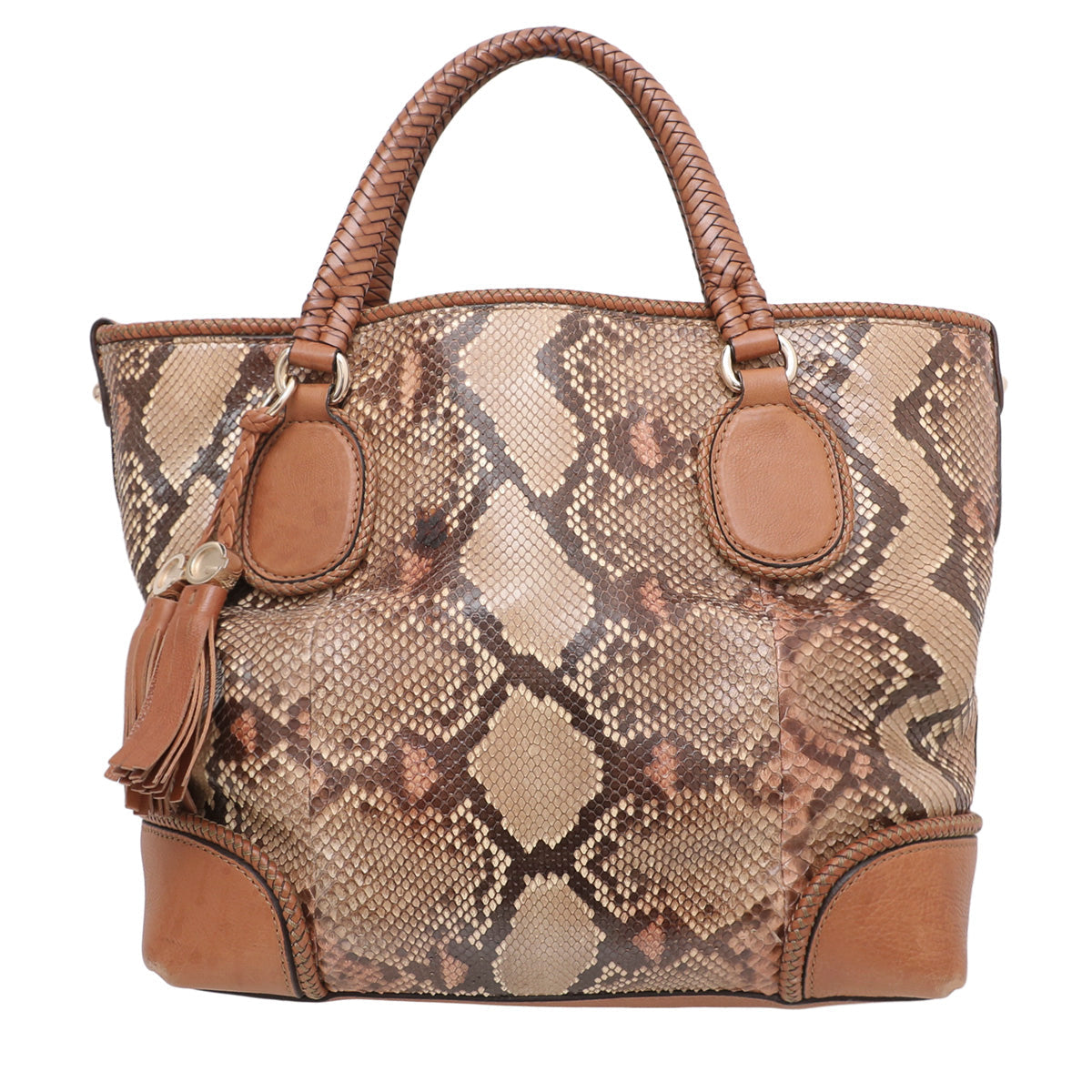 Gucci Leather Top Handle Tote